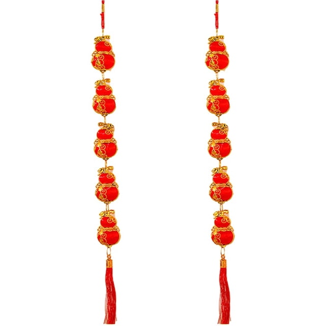 New Year Lantern String Chinese Pendant Wedding Lanterns Circular Door Pendant