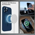 thumbnail image 2 of Magnetic case for iPhone 11 Pro Max Phone Case for Women, Matte Luxury Soft Metallic Luster Design and Camera Lens Protector, Compatible with Magsafe Case for iPhone 11 Pro Max 6.5"-Dark Blue, 2 of 7