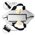 thumbnail image 4 of Rateoe Watercolor Bee Honey Honeycomb Bee Tote Bag - Waterproof Lightweight Handbags Travel Shoulder Bag for Hiking Yoga Gym Swimming Travel Beach, 4 of 8
