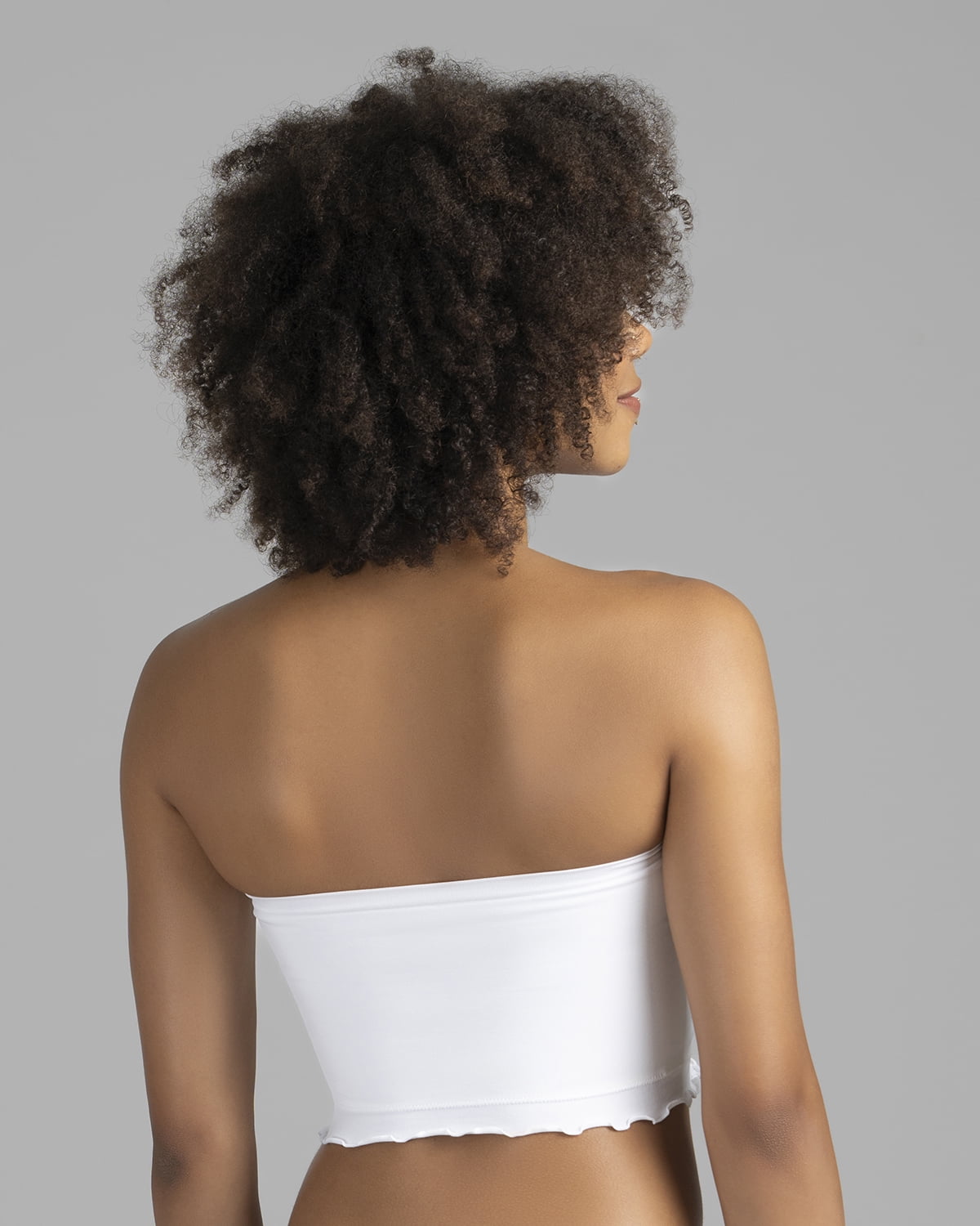 No Boundaries Women's Ruffle Bandeau, Sizes XS-3XL