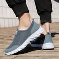 thumbnail image 3 of Men's Breathable Mesh Slip-On Sneakers Lightweight Casual Walking Shoes for Summer Travel, Outdoor Activities, and Daily Comfort, 3 of 10