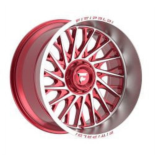 22x12 Fittipaldi Offroad FA08MR Gloss Red Machined Wheel 5x5 (-44mm)