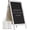 White, variant on A-Frame Sidewalk Sign 36" x 20", Double-Sided Felt Sandwich Letter Board with Changeable Letters, Letter Board Sign with Stand for Restaurant, Retail, Church, Wedding, Outdoor Event, Black