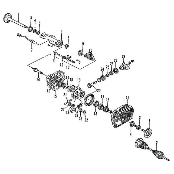 GM 22934983 Adjuster Asm-Frt Diff Brg