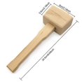 thumbnail image 2 of Mazo de madera, martillo en forma de T, herramienta de carpintería, herramienta de trabajo, 2 of 5
