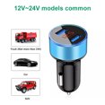 thumbnail image 2 of Adaptador Cargador Coche USB Dual 17.5W Enchufe Encendedor Cigarrillos Aluminio 3.1A (Azul), 2 of 6