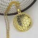 thumbnail image 1 of Flower of Life Mandala Necklace for Women Pendant Sacred Geometry Aesthetic Choker Fashion Jewelry Gifts Link Chain, 1 of 4