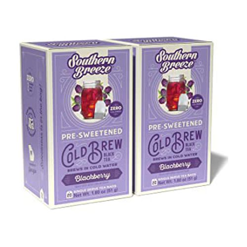 Cold Brew Sweet Tea Blackberry Iced Tea With Black Tea And Zero Carbs