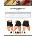 thumbnail image 2 of MixMatchy Women's Solid Seamless Ribbed Biker Shorts, 2 of 6