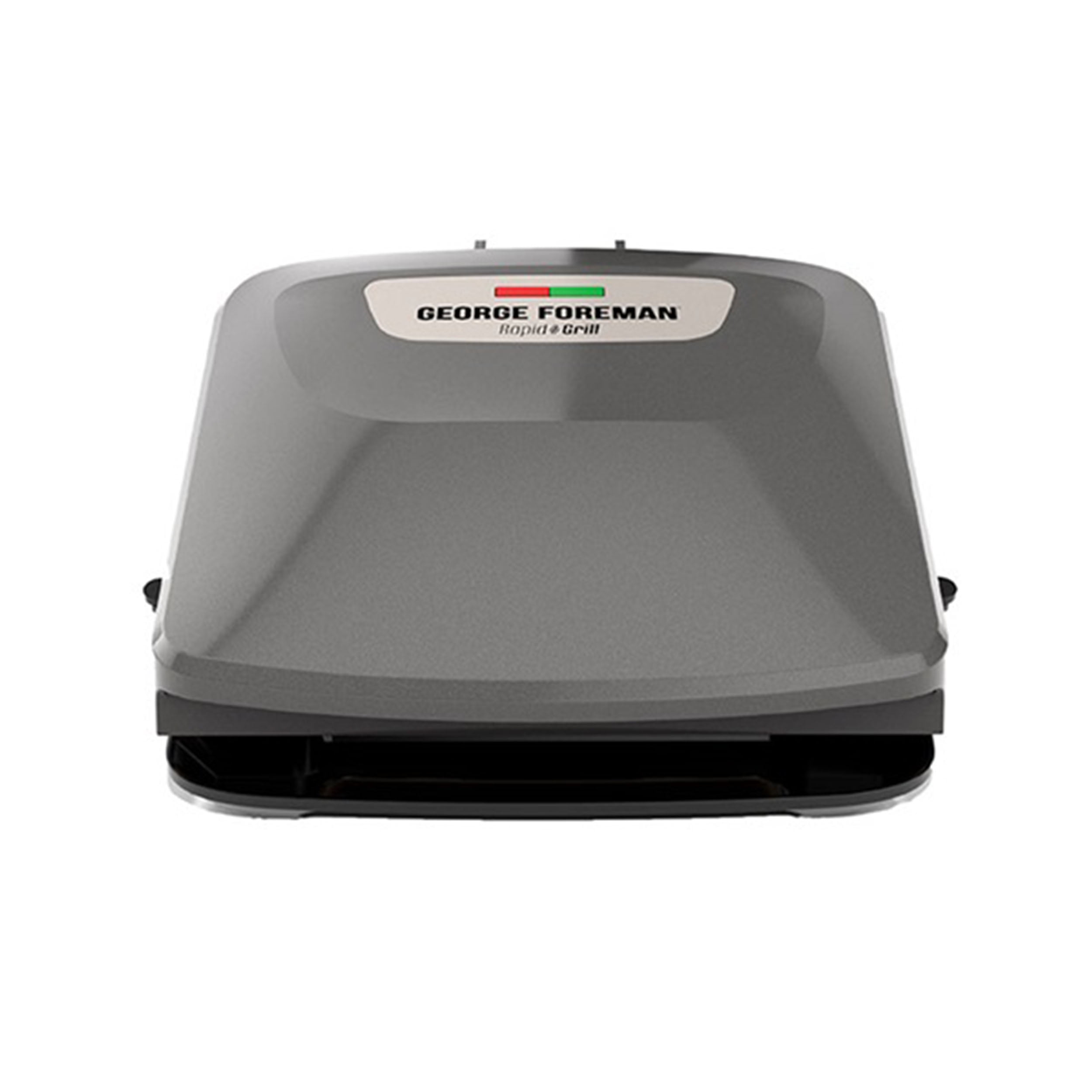 George Foreman 5-Serving Removable Plate Electric Indoor Grill and Panini  Press - White Gold with Bronze Plates