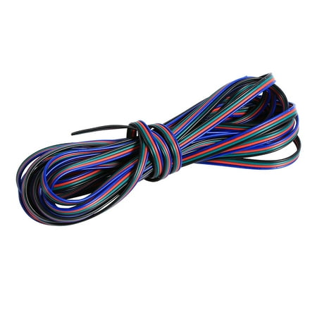 

4-PIN RGB Extension Wire Cable Cord For 3528/5050 RGB LED Strip Light Wholesale (5M)