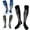 Multicolor, variant on 3 Pairs Compression Socks Women & Men - 20-30mmHg Compression, Zero-Toe Compression Sports Socks