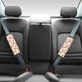 thumbnail image 2 of Chririnla Ladybug Daisies Seat Belt Cover Pad 2 Pack, Seat Belt Covers Polyester Durable Quick Magic Tape for Trucks Car Cars, 2 of 8