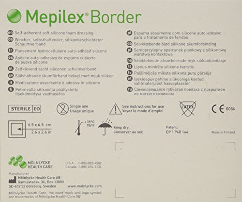 Mepilex Border Size Chart