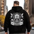 thumbnail image 2 of Big and Tall Men Hoodie Plus Size Hooded Sweatshirt Fleece Pullover 2XLT H2 5KPA G03, 2 of 8