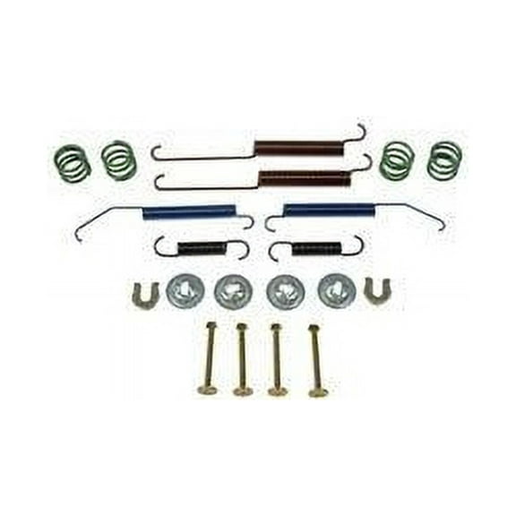 Rear Drum Brake Hardware Kit - Compatible with 2007 - 2012 Nissan Versa 1.8L 4-Cylinder 2008 2009 2010 2011