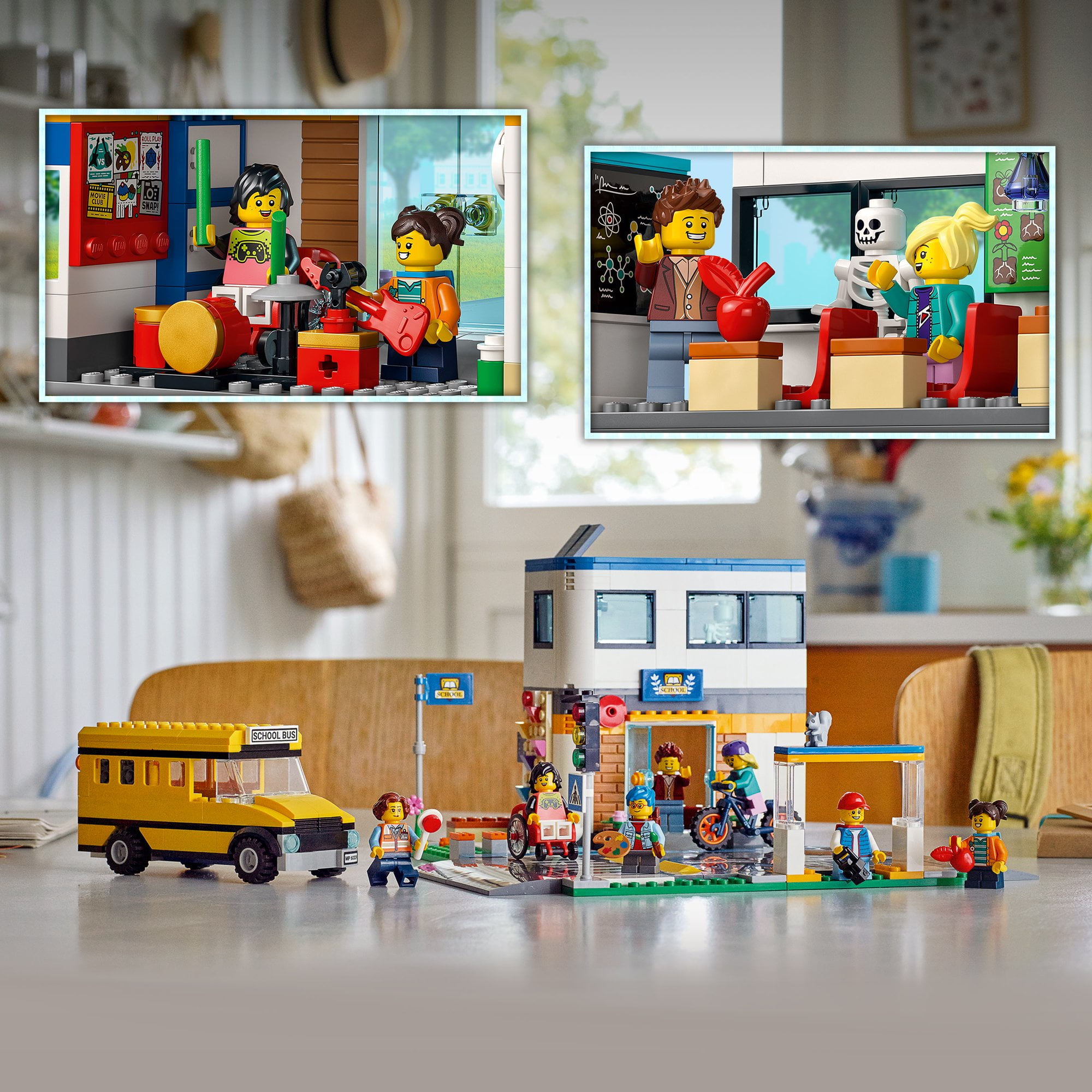 LEGO City School Day Adventure Building Set 60329 (433 Pieces