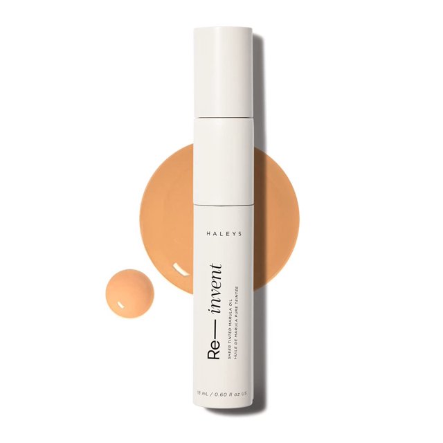 HALEYS Re-invent Sheer Tinted Marula Oil (Medio/Bronceado Neutro) Tinte para la piel Crema hidratante BB con color Base con color Aceite facial Hidrata la piel Tonos flexibles baja a media para todo