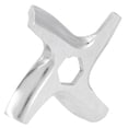 thumbnail image 2 of Meat Grinder Blade, Stainless Steel Incisive Stainless Steel Knife Cutter Professional Replacement  For Electric Meat Grinder, 2 of 8