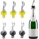 thumbnail image 1 of 6 Piezas Tapón de Botella de Vino, Tapón de Palanca para Botella, Tapón de Botella de Vino de Silicona, Tapón de Vino Reutilizable y Universal para Botella de Champán, Vino y Cerveza, Mantenga el, 1 of 5