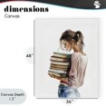 thumbnail image 4 of Stupell Industries Victorian Library Walk Girl Canvas Art, 36 x 48, by Svetlana Aleynikova, 4 of 8