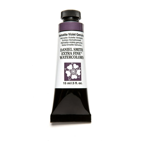 Daniel Smith Extra Fine Watercolor, 15 ml, Hematite Violet Genuine