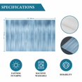 thumbnail image 6 of Blue Placemats Set of 12, Modern Abstract Art Ombre Striped Placemats for Dining Table, Place Mats for Kitchen Tabletop, Waterproof Wipeable Dining Table Mats Set, 6 of 9