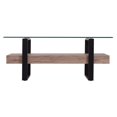 thumbnail image 3 of SEI Meubles Granstead Table de Cocktail en Bois Moderne avec Étagère en Naturel, 3 of 3