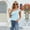 Blue, variant on SNKSDGM Female Womens White Tank Top with Built in Bra Ribbed Tank Tops for Women Pack Women's New Sloping Shoulder Ruffle Edge Solid Color Vest with Pleated Top for Women Xl