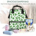 thumbnail image 5 of Fuzoiu St Patrick's Day4 Print Diaper Bag Backpack,Baby Essentials Travel Tote,Multi function Waterproof Diaper Bag, Travel Essentials Baby Bag - Unisex, 5 of 6