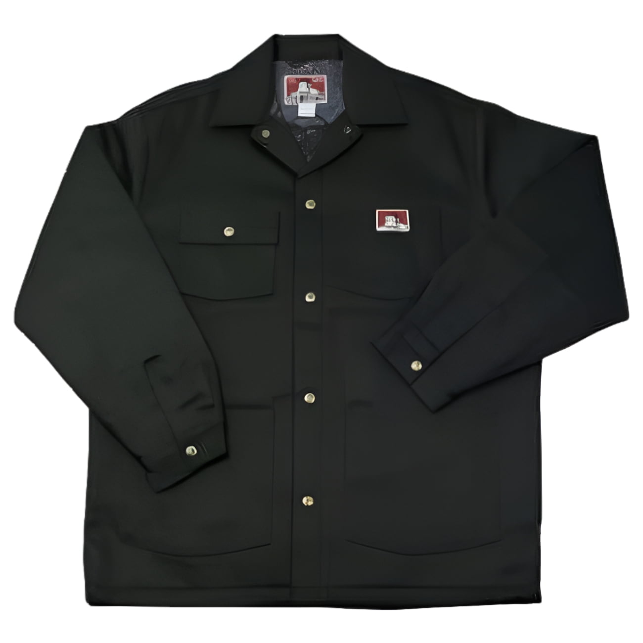 Ben Davis Men's Original Chore Coat, Snap Front, Durable Heavy