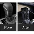 thumbnail image 5 of Xotic Tech Gear Shift Knob Cap Cover Trim, Carbon Fiber Pattern, Compatible with Camry 2018-2024 or Corolla Hatchback 2019-2024 or Avalon 2019-2024, 5 of 9