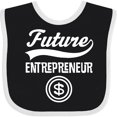 thumbnail image 3 of Inktastic Future Entrepreneur Boys or Girls Baby Bib, 3 of 4
