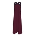 thumbnail image 4 of Robes Grande Taille Col Élégant Dos Ouvert Soirée Longueurs Longues Robe Femme Vin TG, 4 of 4