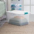 thumbnail image 4 of Sterilite 64 Qt. Latching Box Plastic, White, Set of 6, 4 of 9