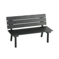 thumbnail image 3 of lionlar Miniature Backrest Bench Mini Patio Bench for DIY Model Gift Micro Landscape, 3 of 9
