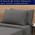 thumbnail image 3 of (4 pack) Mainstays Extra Soft Jersey Pillowcase Set, Standard/Queen, Charcoal Grey, 2 Pieces, 3 of 6