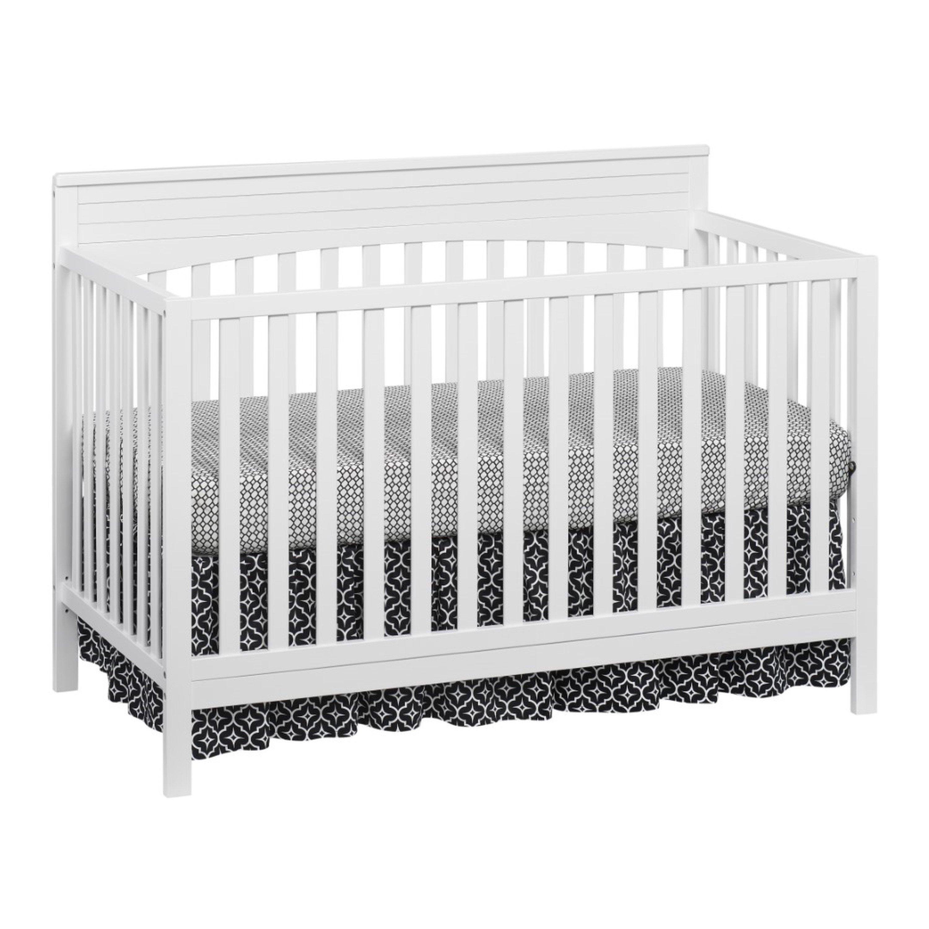 Oxford Baby Harper 4-in-1 Convertible Crib, Snow White, GREENGUARD Gold Certified, Wooden Crib - image 5 of 11