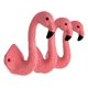 thumbnail image 1 of Gancho de pared de hierro fundido Pink Flamingo de 4 pulgadas (juego de 3), 1 of 5