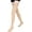 Beige, variant on MecTo 15-20mmHg Open Toe Compression Stockings Medical Thigh High Compression Socks for Running Nursing Sports Veins( Black, M)