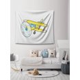 thumbnail image 2 of Awkward Styles Nursery Tapestry Wall Hanging Yellow Airplane Home Decor, 2 of 2