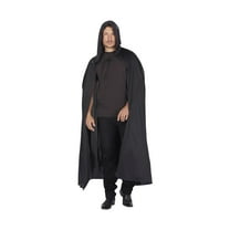 Unisex Hooded Adult Costume Cape | Black