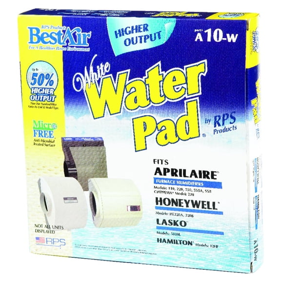 BestAir A10W-PDQ-4 Water Pad for Aprilaire models 9.875" x 9.5" x 1.5"