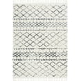 thumbnail image 5 of Well Woven Bissi Ivory Super Thick & Soft Moroccan Shag 5x7 (5'3" x 7'3") Area Rug, 5 of 7