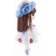 thumbnail image 4 of Kawaii relleno suave flor niña peluche muñeca niñas regalo, 18 pulgadas (azul) Sailing  Electrónica, 4 of 5