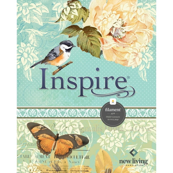 Inspire Bible Nlt, Filament Enabled (Hardcover Leatherlike, Aquamarine), (Hardcover)