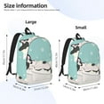 thumbnail image 4 of Rocae French Bulldog Taking a Bath for Durable Canvas Backpack Leisure Large Bag Travel Rucksack Multi-function Backpack Small, 4 of 8