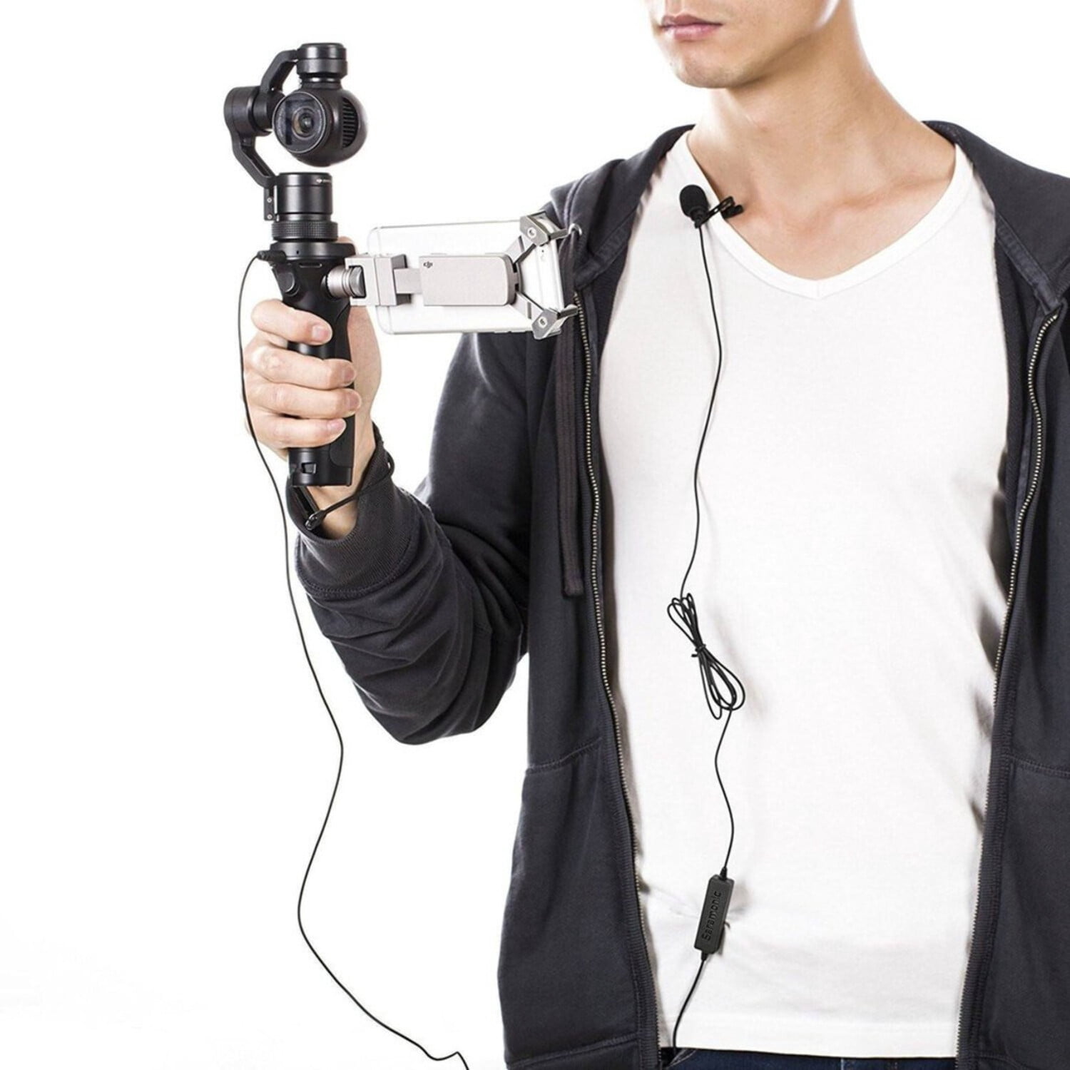 Saramonic LavMicro Omnidirectional Lavalier Mic with 3.5mm TRS/TRRS Output for Cameras, Mobile Devices & More