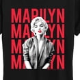 thumbnail image 3 of Marilyn Monroe - Stacked Name Short Sleeve Graphic T-Shirt, 3 of 5