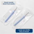 thumbnail image 4 of Ltdhehe Embroidery Needle Pen 3.5mm & 5mm With Thread Wool Stitching Tool For Home Use, 4 of 5